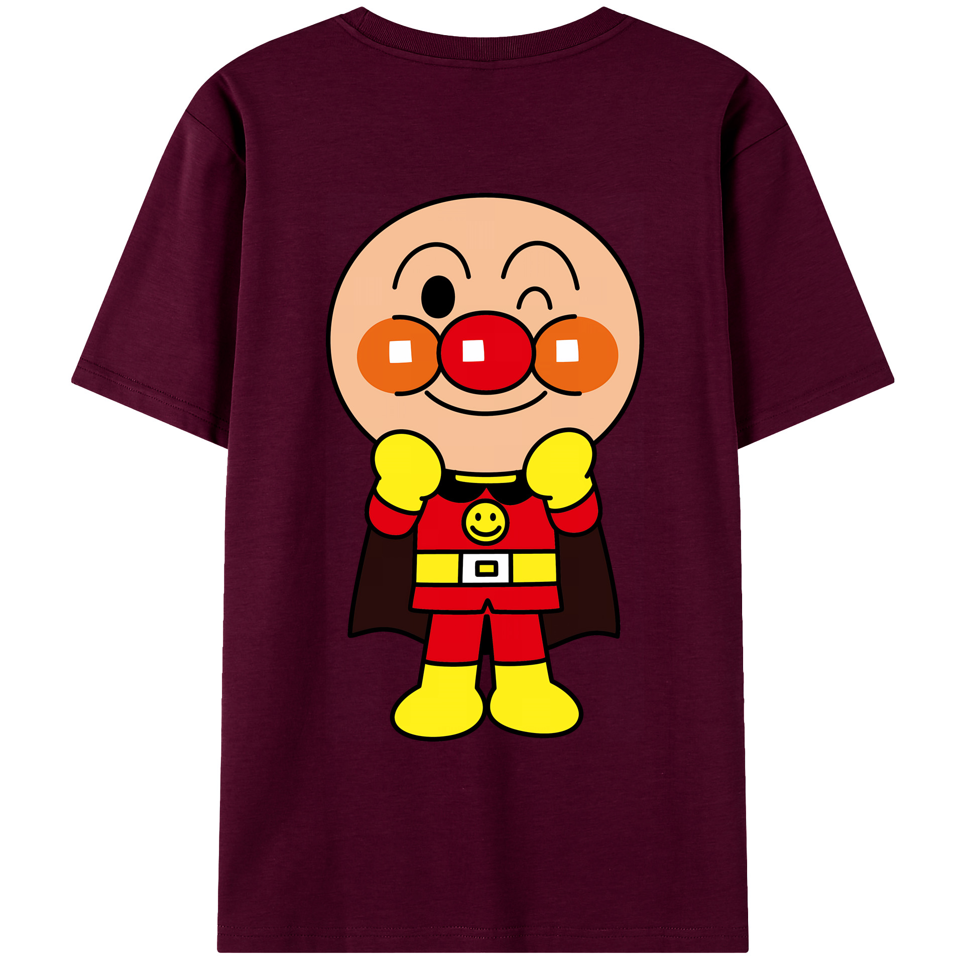 （画像用） アンパンマン Anpanman レディース半袖Tシャツ(バックプリント)
